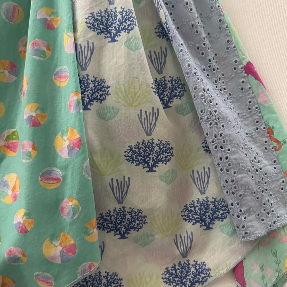Matilda Jane Girls 6 Adventure Begins Seahorse Cutie Dress Spring Summer - Picture 3 of 12